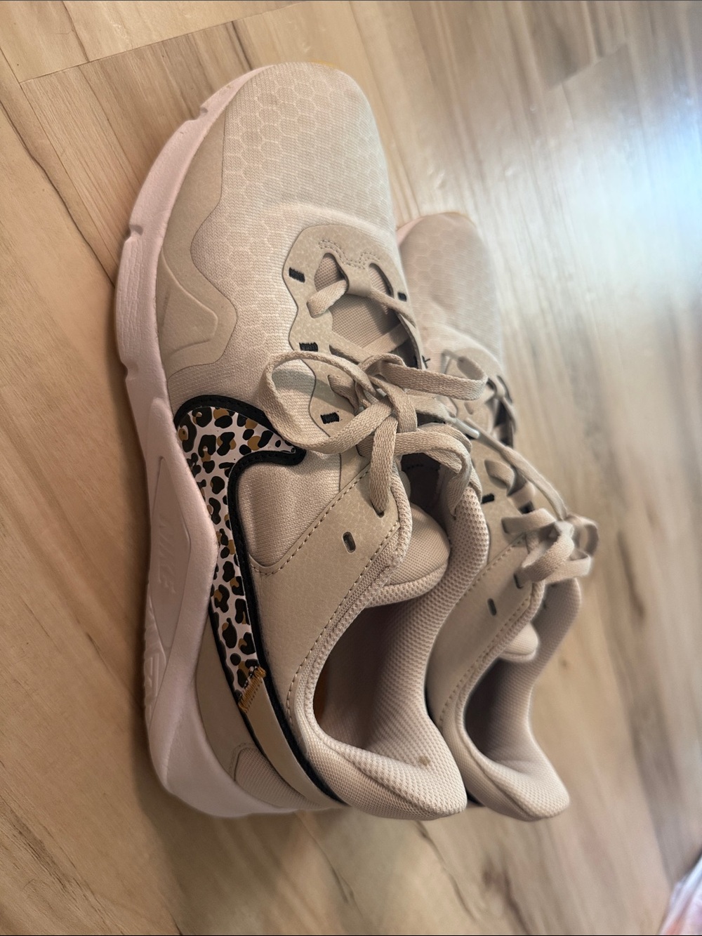 Nike Sneakers with Leopard Accent